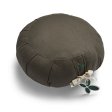 Kapok zafu rund meditationspude - Dark Olive