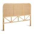 Rattan sengegavl, 180 cm
